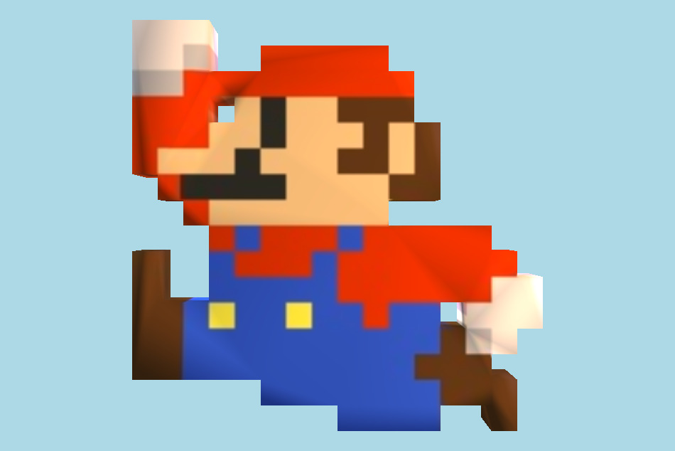Mario Party 8 Bitsize Candy Transformations 3d model